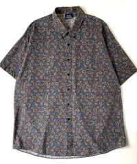 90's BON HOMME paisley pattern shirt.
