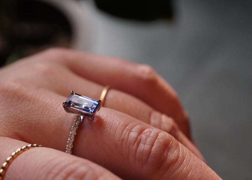 タンザナイト、ダイヤモンド Ptリング | zuro jewelry タンザナイト、ダイヤモンド Ptリング | zuro jewelry