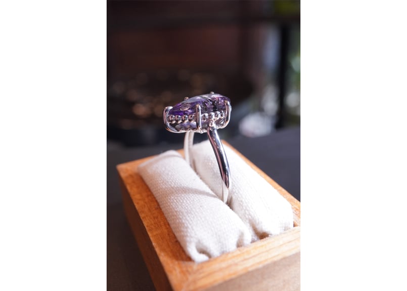 トルマリンインアメジスト SILVER RING | zuro jewelry