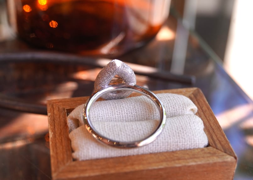 Aube ルチルクォーツ k18YG×SILVERリング | zuro jewelry