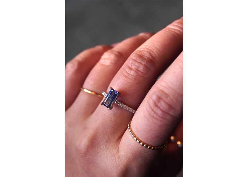 タンザナイト、ダイヤモンド Ptリング | zuro jewelry タンザナイト、ダイヤモンド Ptリング | zuro jewelry