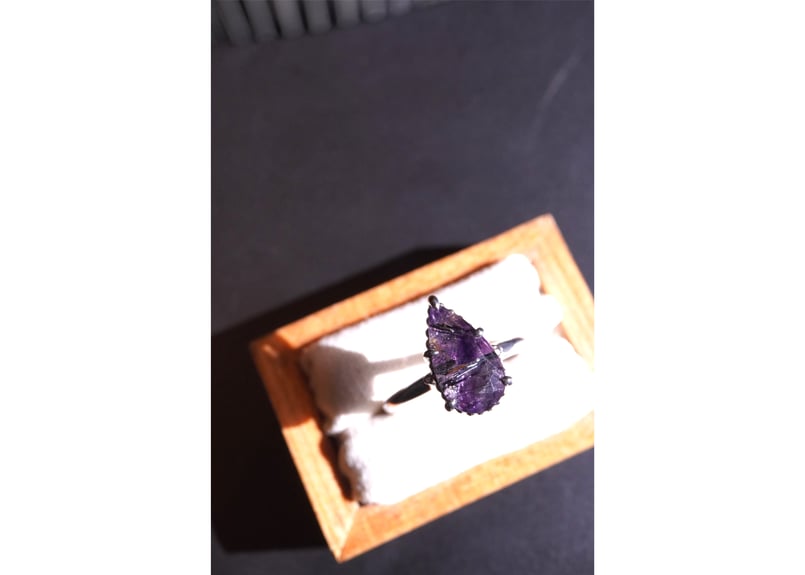 トルマリンインアメジスト SILVER RING | zuro jewelry