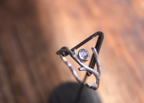 ムーンストーン　BranchSilverRing