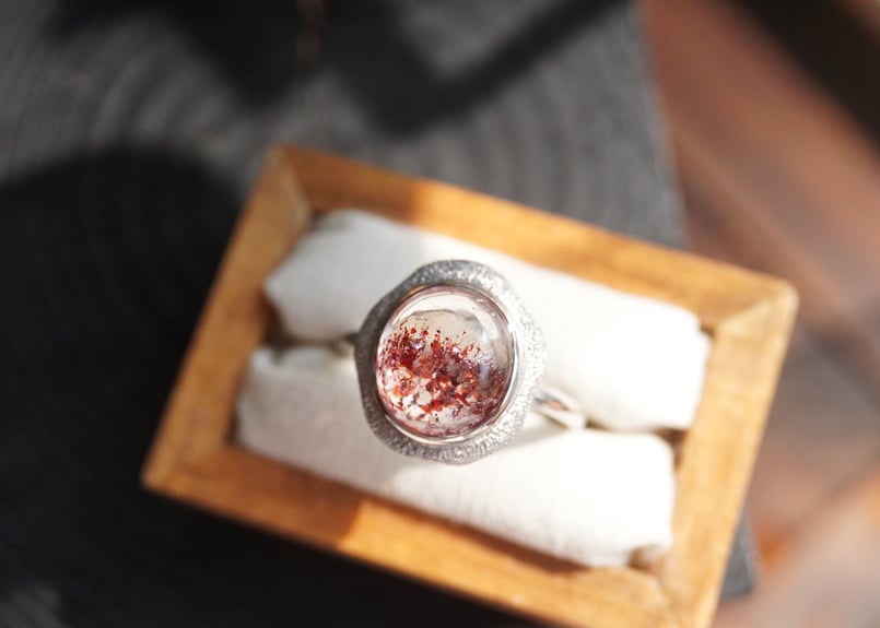 レピドライトインクォーツ SILVERリング | zuro jewelry