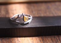イエローサファイア　BranchSilverRing