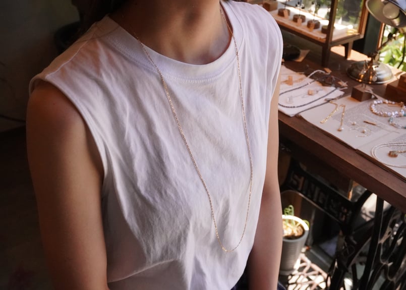 k14GF チェーンネックレス 50cm NGF-H-50 | zuro jewelry