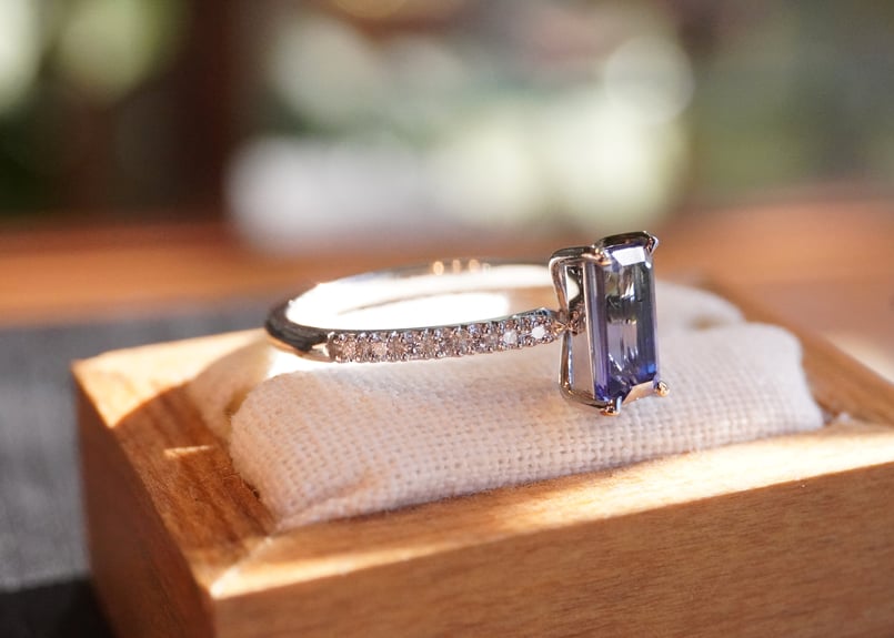 タンザナイト、ダイヤモンド Ptリング | zuro jewelry タンザナイト、ダイヤモンド Ptリング | zuro jewelry