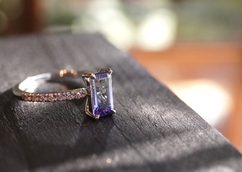 タンザナイト、ダイヤモンド Ptリング | zuro jewelry タンザナイト、ダイヤモンド Ptリング | zuro jewelry