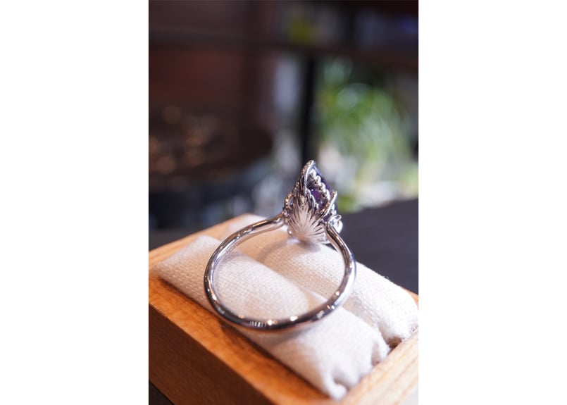 トルマリンインアメジスト SILVER RING | zuro jewelry