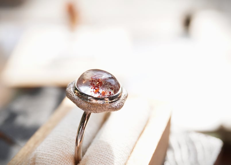 レピドライトインクォーツ SILVERリング | zuro jewelry