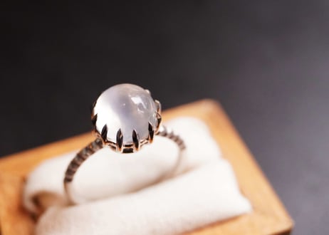 ムーンストーンキャッツアイ　 SILVERリング