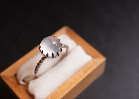 ムーンストーンキャッツアイ　 SILVERリング