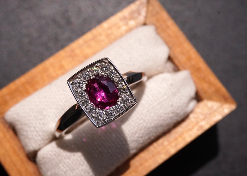 ルビー、ダイヤモンド Ptリング | zuro jewelry ルビー、ダイヤモンド Ptリング | zuro jewelry
