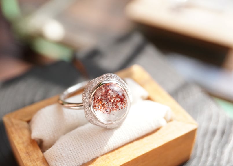 レピドライトインクォーツ SILVERリング | zuro jewelry