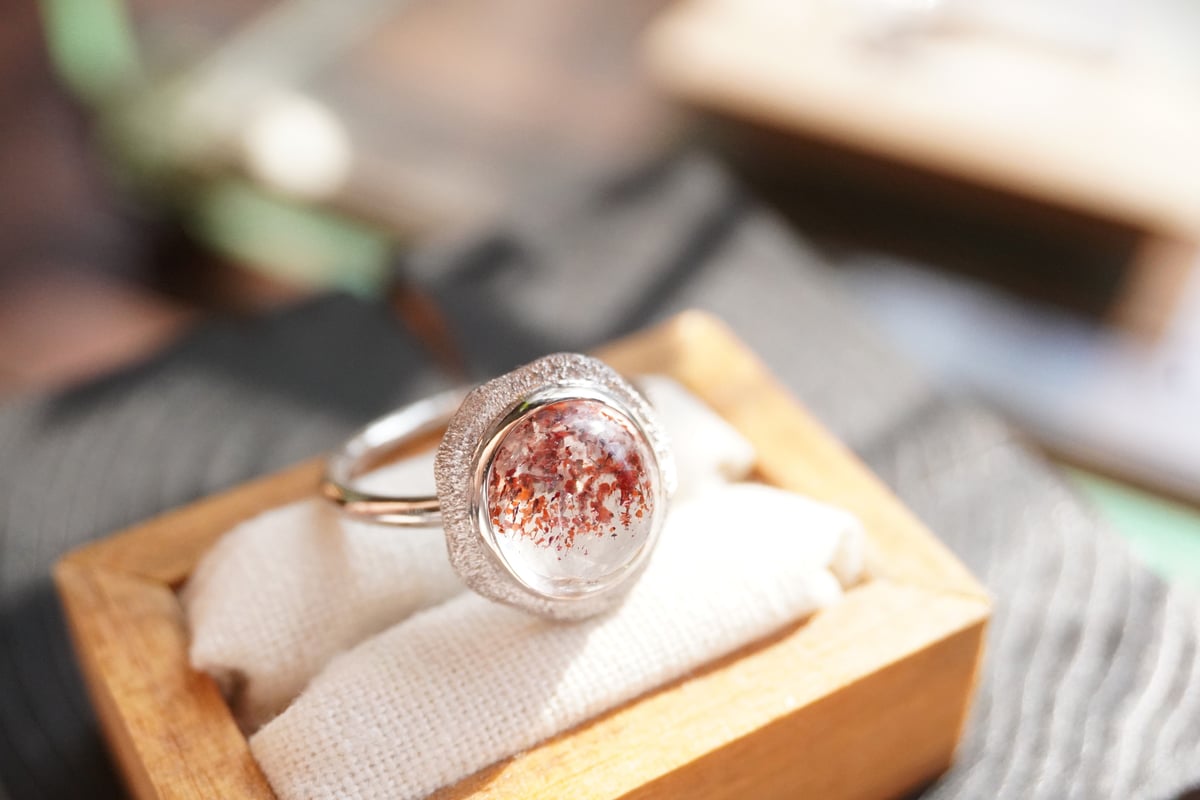 レピドライトインクォーツ SILVERリング | zuro jewelry