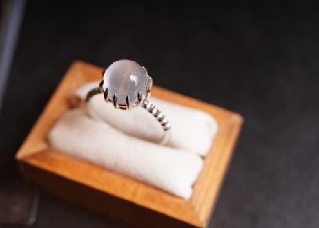 ムーンストーンキャッツアイ　 SILVERリング