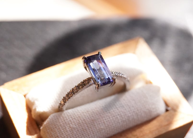タンザナイト、ダイヤモンド Ptリング | zuro jewelry タンザナイト、ダイヤモンド Ptリング | zuro jewelry