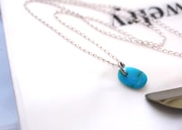 ターコイズ　silverネックレス