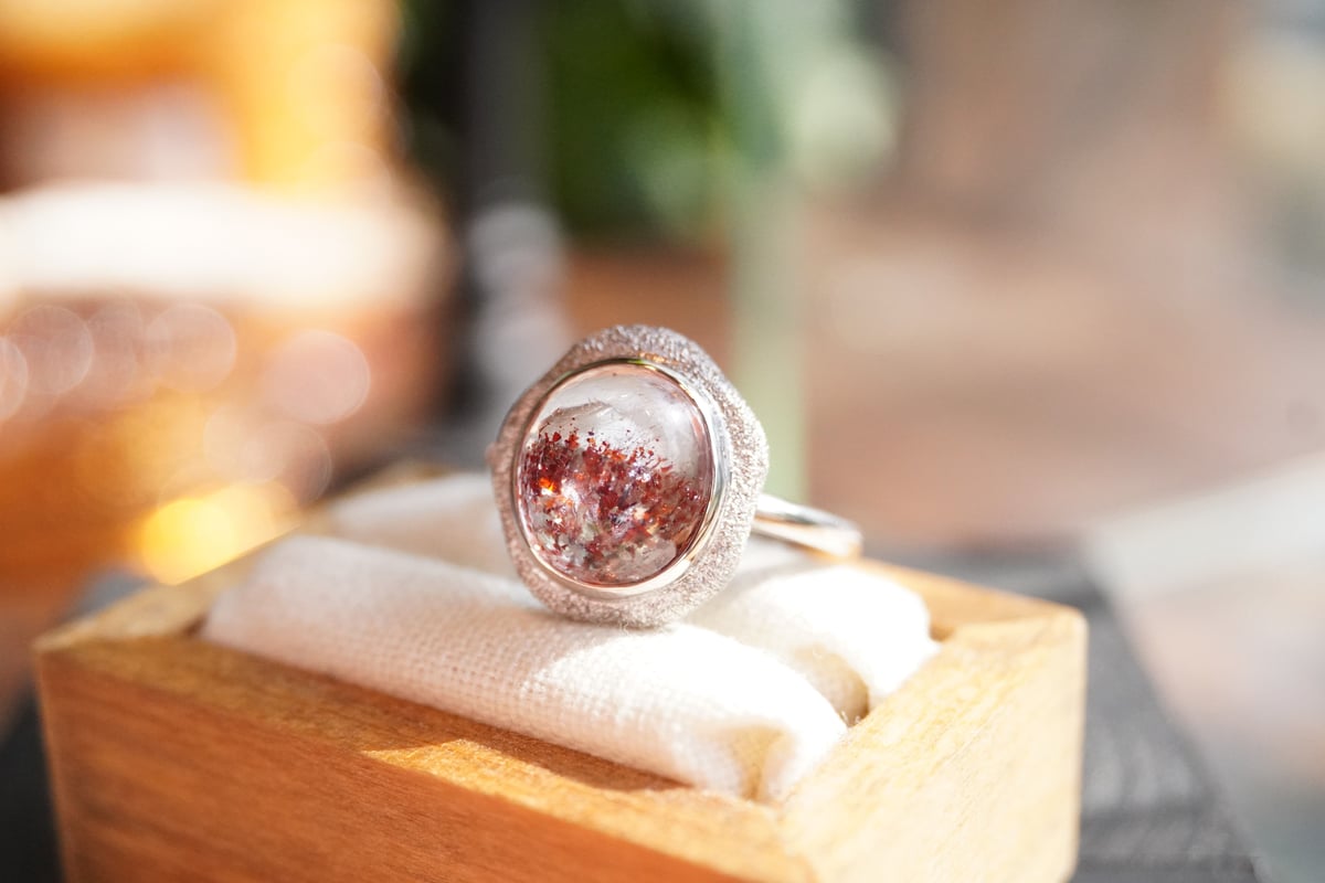 レピドライトインクォーツ SILVERリング | zuro jewelry