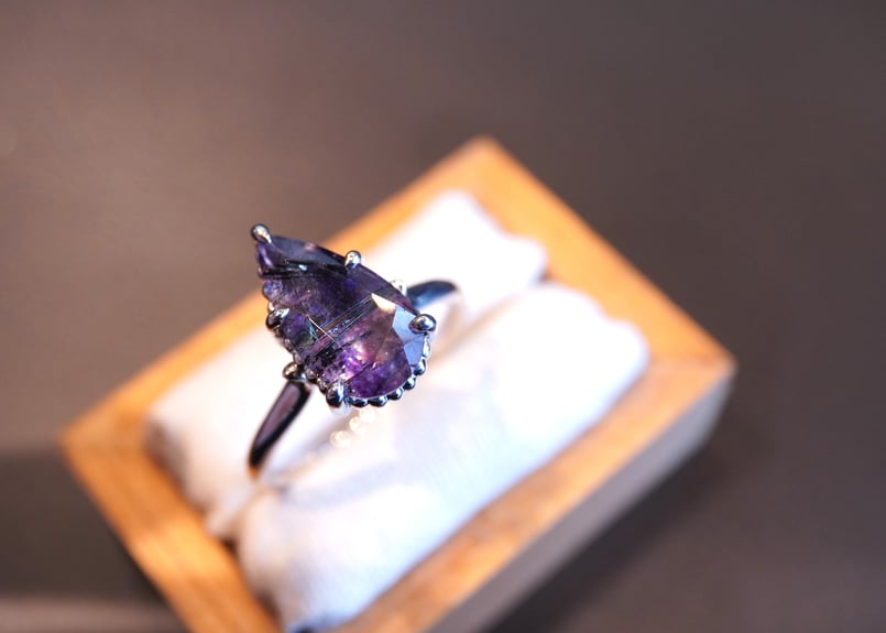 GSTV アメジスト トルマリンリング La brillante GSTV アメジスト トルマリンリング La brillante GSTV アメジスト