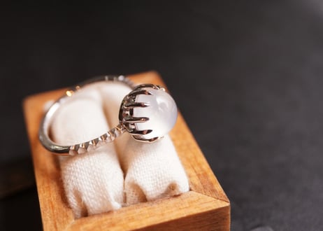 ムーンストーンキャッツアイ　 SILVERリング