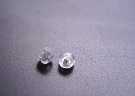 ペリドット　Pt900　ピアス