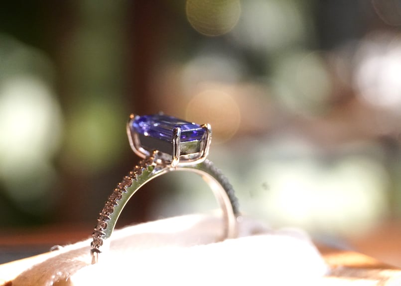 タンザナイト、ダイヤモンド Ptリング | zuro jewelry タンザナイト、ダイヤモンド Ptリング | zuro jewelry