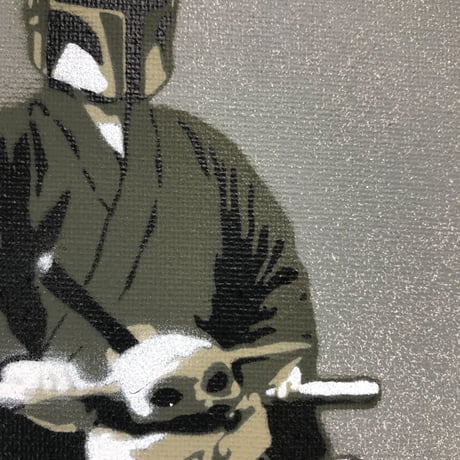 [F3] Lone Mando and Cub [ Gray - Military ]