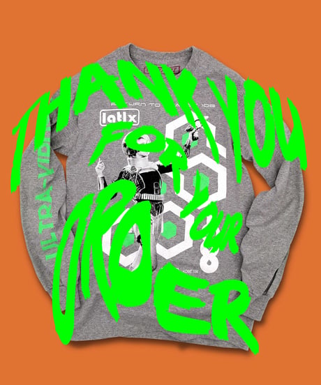 『Return to Planet 108』LONG-SLEEVE "HEATHER GRAY"
