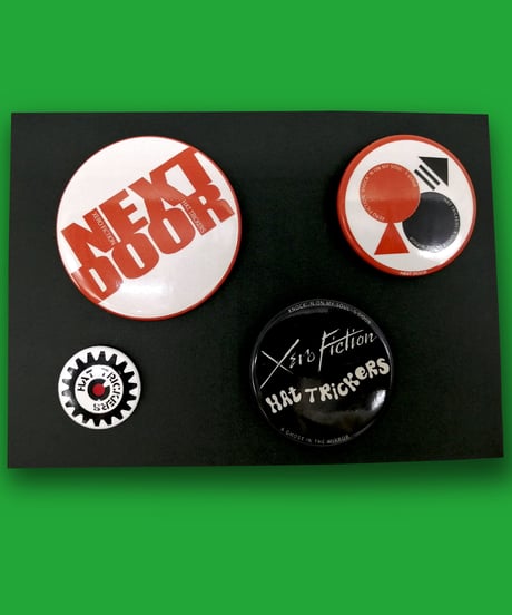 XERO FICTION×HAT TRICKERS『NEXT DOOR』BADGES SET-A
