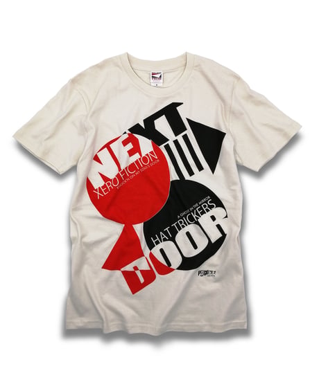 XERO FICTION×HAT TRICKERS『NEXT DOOR』T-SHIRT&BADGE