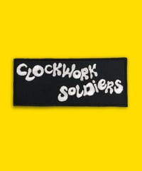 『CLOCKWORK SOLDIERS』PATCH BLACK x WHITE