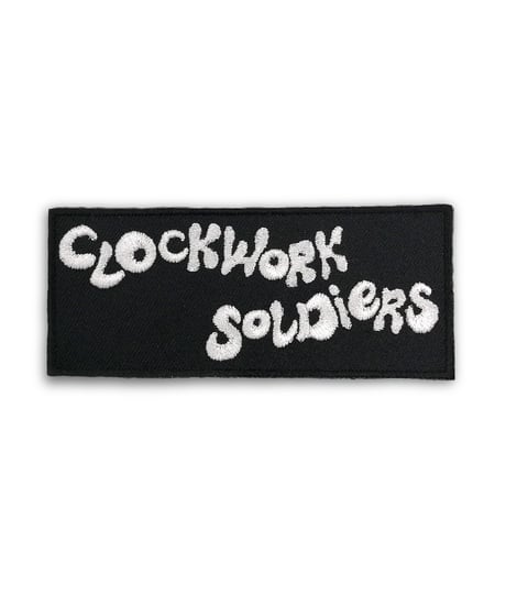 『CLOCKWORK SOLDIERS』PATCH BLACK x WHITE