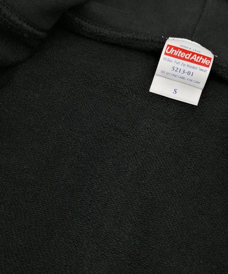 『THE GUARDIANS OF PUNK ROCK』HOODIE ZIP-TYPE BLACK×GRAY