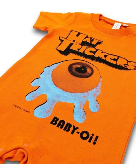 『KROVVY GRASS』BABY ROMPERS"ORANGE"