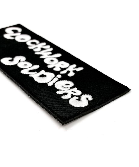 『CLOCKWORK SOLDIERS』PATCH BLACK x WHITE