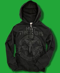 『THE GUARDIANS OF PUNK ROCK』HOODIE ZIP-TYPE BLACK×BLACK