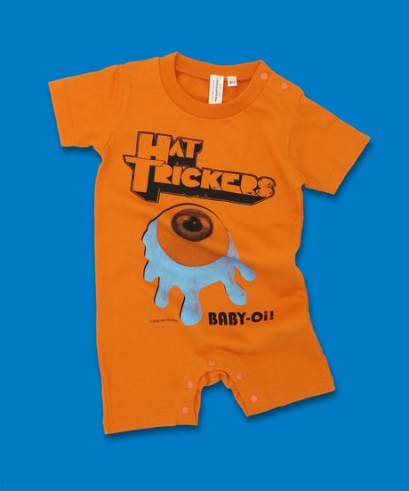 『KROVVY GRASS』BABY ROMPERS"ORANGE"