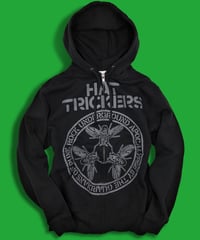 『THE GUARDIANS OF PUNK ROCK』HOODIE ZIP-TYPE BLACK×GRAY