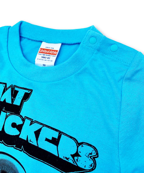 『KROVVY GRASS』KIDS T-SHIRT”AQUA BLUE"
