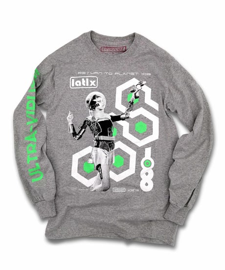 『Return to Planet 108』LONG-SLEEVE "HEATHER GRAY"