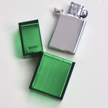 "TSUBOTA PEARL" HARD EDGE TRANSPARENT COLOR - Green -