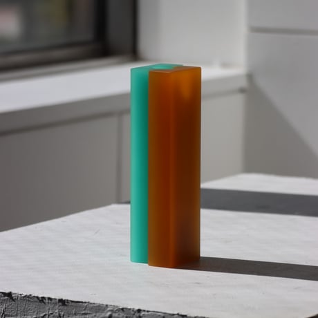 "dean toepfer" VASE VERSA  - turquoise / orange