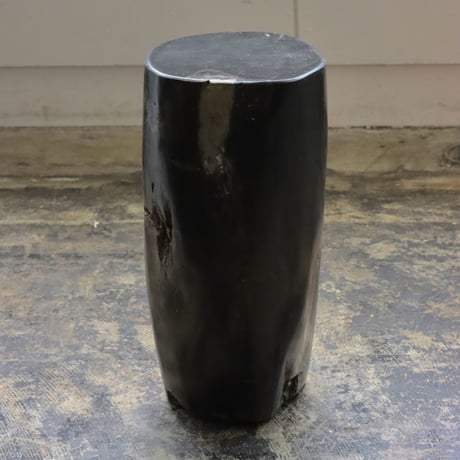 " OAK ” Petrified Wood Stool #002