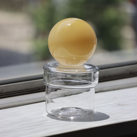 " RUKA Glass " ORB CANISTER - E