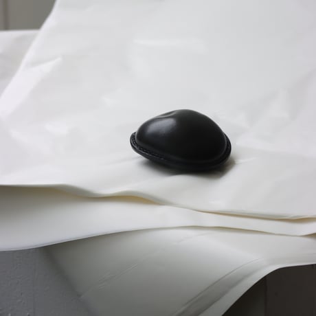 "FROME"  Leather Wrapped Stone - S