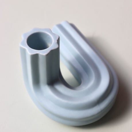"OCTAEVO" Templo Candle Holder - light blue  -
