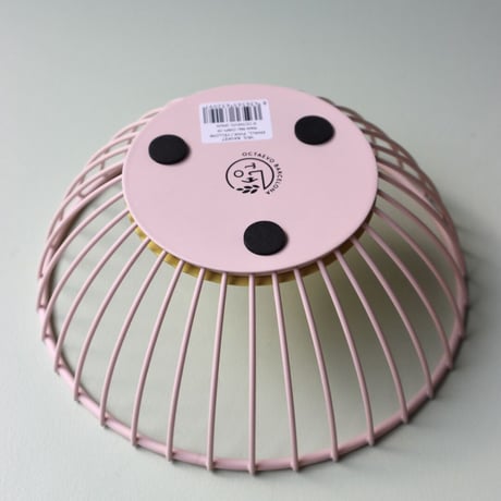"OCTAEVO" Iris Wire Basket Small - pink/yellow -