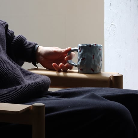 "SHOKKI" Mug - M - pattern