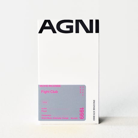 " AGNI TOKYO " Incense - Fight Club / ファイトクラブ